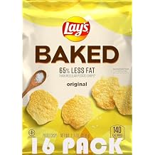 Baked Original Potato Crisps | 1.125 oz Snack Bags Pack of 16 | Crunchy Value Pack with Mystery Gift | Single-Serve Chips for Lunch, Parties & On-the-Go Snacking | Bundled by SUPERDEALS