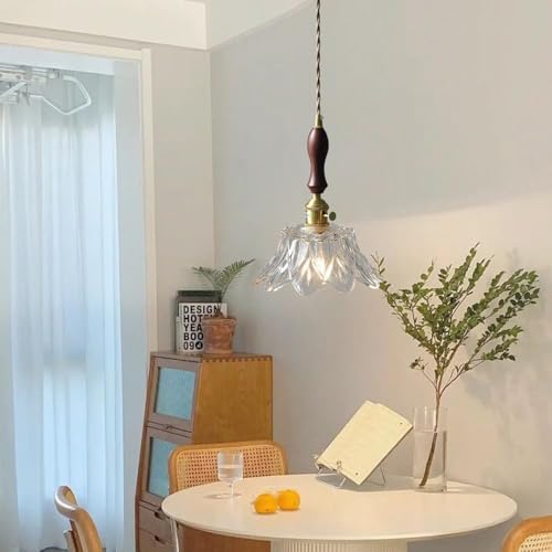 Lámpara colgante pequeña para iluminar comedores oscuros con E27 6