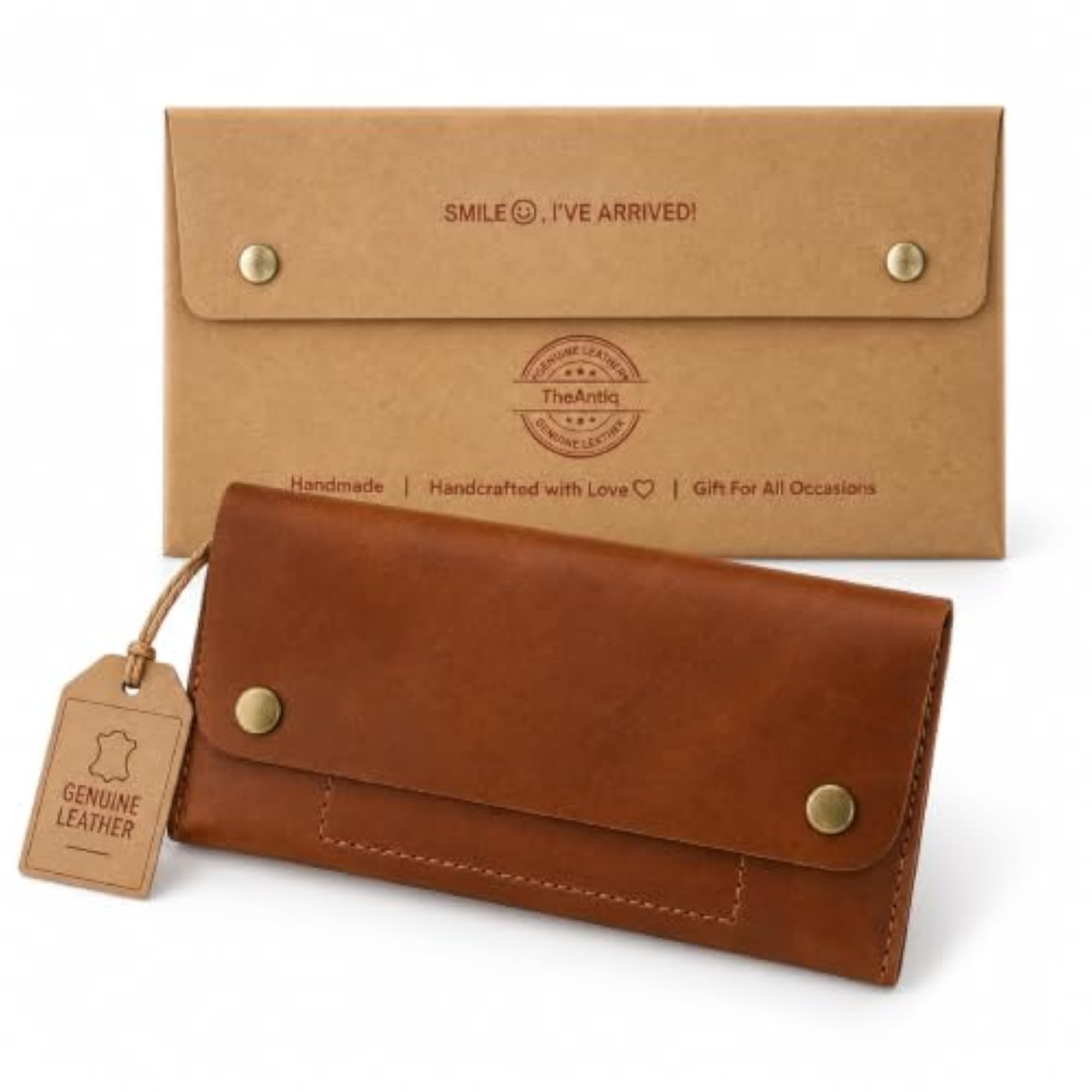 Leather Currency Pouch, Organizer for Bills