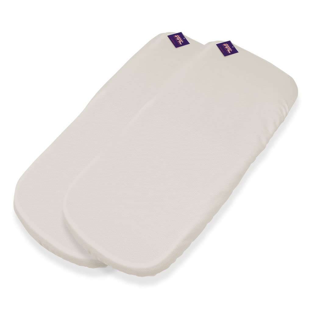 Tititnins® - Pack 2ud.Sabana Bajera Capazo para Joolz AER 2 | Funda Colchón Protector Cuco Carrito Bebe | ALGODÓN | 100% Algodón Certificado Oeko-Tex® Organic Cotton — view 7