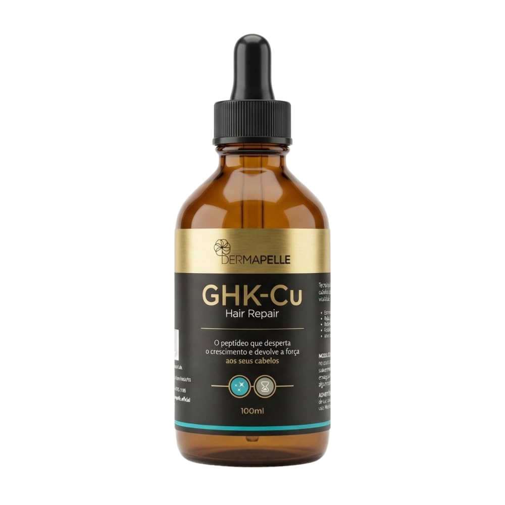 ghk cu para cabelo Tônico Capilar Peptídeos De Cobre GHK-Cu Hair Repair 100mL Aplicar ghk