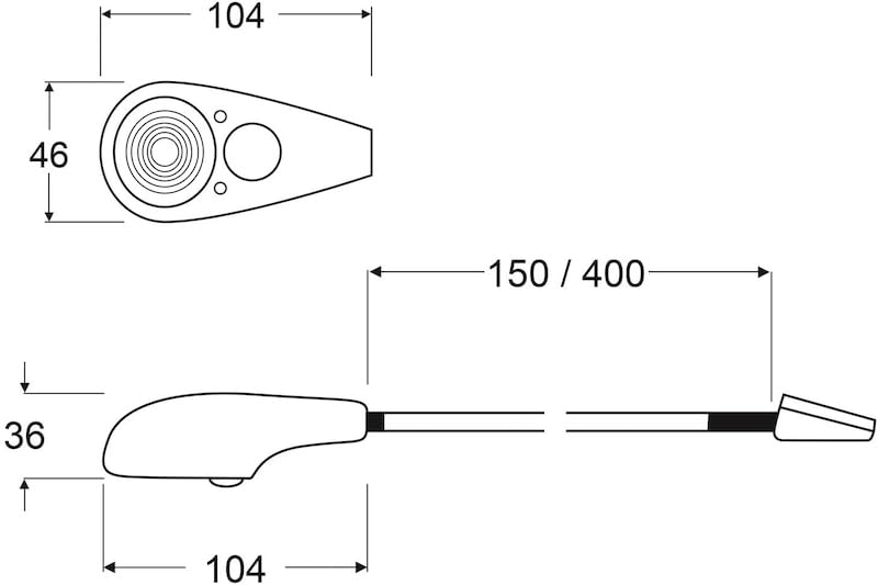 Lámpara interior LED Hella 343720622 400mm miniatura 4
