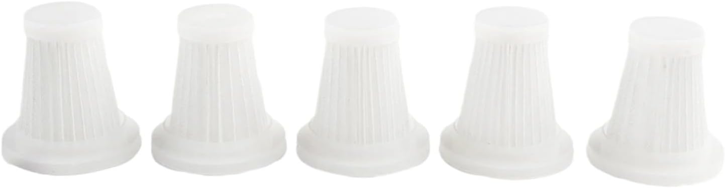 5-Pack Reusable Vacuum Cleaner Filters for Handheld Cordless Car Vacuum, Washable Replacement