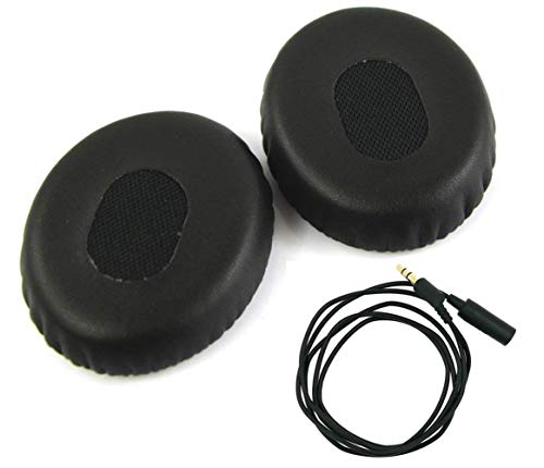 QC3 Replacement Earpads Ear Pad Cushion Compatible with Bose QC3 QuietComfort 3 OE/ OE1 Headphones