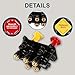 800260 MV-3 Hand Operated Trailer Parking Manifold Dash Valve 800260 to Connect Ports Compatible with Bendix Brake Control Valve Truck