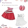 Emily Rose 18 Inch Doll Clothes 6-PC Pageant Dress & 18 Doll Accessories Bundle with Sashes & Crowns | Toy Gift Set for 5+ Little Girls Set | USA American Business | Double Reinforced Stitching
