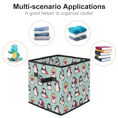 Boîte de rangement pliable cube tissu pour trier les jouets et libérer de l'espace au sol