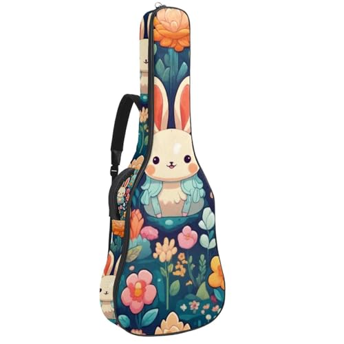 Housse guitare acoustique lapin pour transporter votre musique en cours