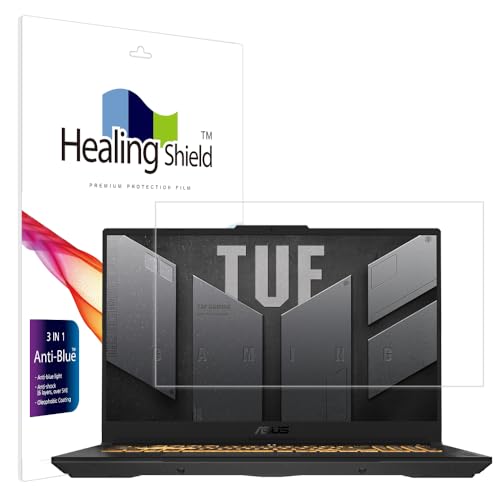 Healingshield �X�L���V�[���t���ی�t�B���� Screen Protector Eye Protection Anti UV Blue Ray Film Compatible with ASUS TUF Gaming F17 FX707VV
