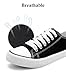 Canvas Shoes for Women Casual Low Top Sneakers, Womens Fashion Classic Lace Up Walking Shoes for Everyday Wear Black