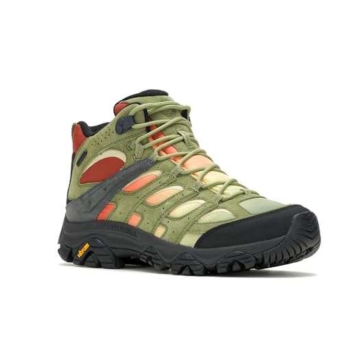 Merrell Merrell mens Moab 3 Vista Mid Wp Hiking Boot, Mosstone/Multi, 10