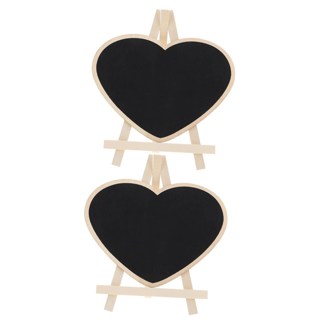 NUOBESTY 8stücke Herzförmige Kreidetafeln Mit Stand Kleine Tisch-kreidetafeln Für Hochzeit Party Und Wiederverwendbar Leicht Zu Reinigen Aus Hochwertigem Für Nachrichten Und Deko