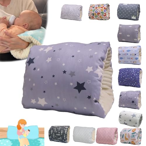 Image of Dsyrvd Cozy Cradle Pillow, Nursing Arm Pillow, Cozy Cradle Arm Pillow, Breastfeeding Pillow, Pillow Pure Cotton Plus Velvet, Soft and Comfortable Sleeping Artifact (1 pc J)