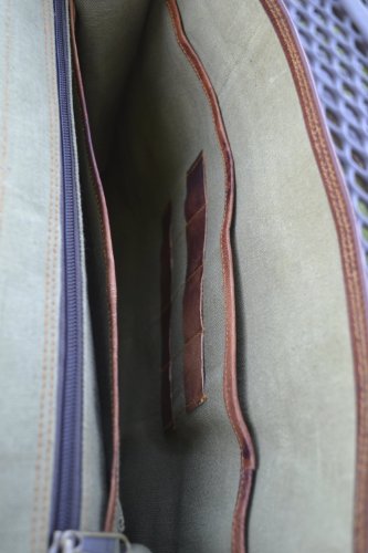Komal's Passion Leather Genuine Messenger Shoulder Satchel Cross Body Bag College Office Laptop #TOP4