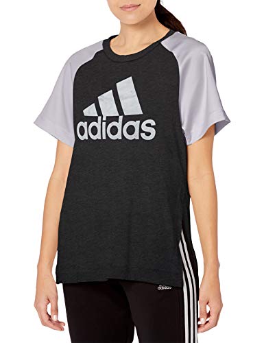 Tee-shirt adidas femme noir vêtements de sport respirants taille S