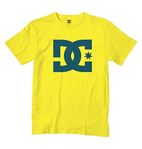 Image of DC Men's Star Short Sleeve Logo T-Shirt, Yellow/Green, X-Large