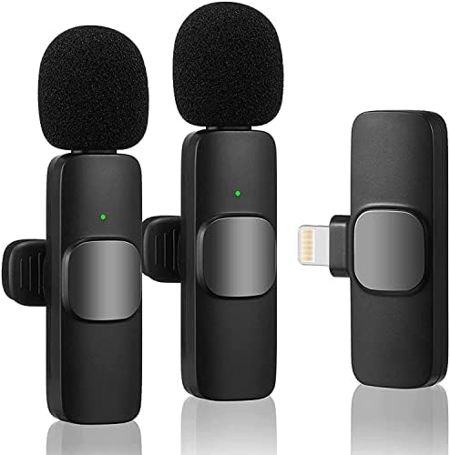 S S Enterpise K9 Dual Wireless Lavalier Microphone Upgraded Plug-Play Clip-on Shirt Lapel Mini Mic, External Auto-syncs Microphonefor Live Streaming YouTube, Vlogging, Interview Video Recording S S Enterpise K9 Dual Wireless Lavalier Microphone Upgraded Plug-Play Clip-on Shirt Lapel Mini Mic, External Auto-syncs Microphonefor Live Streaming YouTube, Vlogging, Interview Video Recording