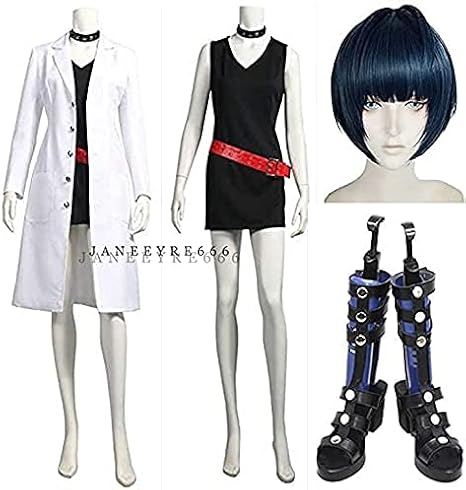 Amazon Co Jp Maolaoshicos コスプレ衣装 ウィッグ 靴付き ペルソナ5 武見 妙 たけみ たえ 風 P5 制服 日常服 演出服 イベント お祭り Cosplay パーティー 変装 仮装 ホビー