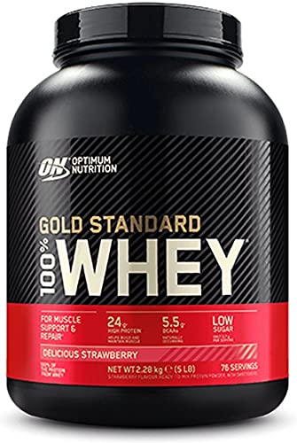 Optimum nutrition Whey gold standard - 2,25 kg White Chocolate - Raspberry