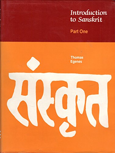 Introduction to Sanskrit (Part One) B00YVJKLWI Book Cover
