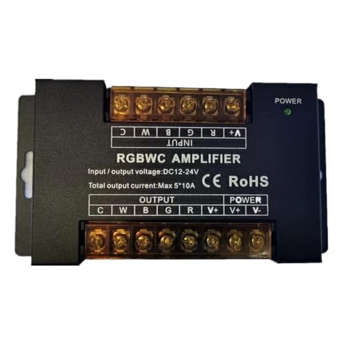 Amplificateur LED 5 canaux synchronise l'éclairage de grands espaces