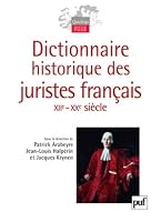 DICTIONNAIRE HISTORIQUE DES JURISTES FRANCAIS - XIIE-XXE SIECLE (QUADRIGE) 213056495X Book Cover