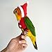 CXYYXF Bird Clothes Birds Flight Suit, Christmas Hoodie for Parrots Cockatiel Sun Conure Christmas Party Cosplay Photo Prop Bird Small Animals (Without Diaper,M)