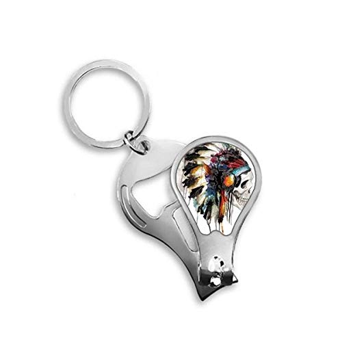 Coupe-ongles motif squelette indien pour votre routine de pédicure à la maison