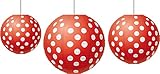 Teacher Created Resources Paper Lanterns, Red Polka Dots (77227.0)