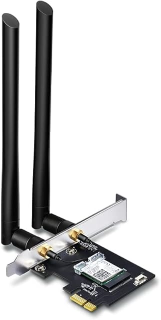 TP-Link Placa WiFi AC1200 PCIe para PC (Archer T5E) - Bluetooth 4.2, placa de rede sem fio de banda dupla (2,4 GHz e 5 Ghz) para jogos, streaming, suporta Windows 10, 8.1, 8, 7 (32/64 bits)