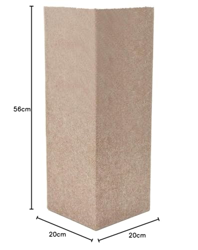 Arranhador Pet Gatos Cama Box e Canto De Sofá Com 2 Peças Montado MDF Premium (Cinza)