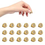 POCKET PANDA 18Pcs Brass Mister Nozzles for Outside Patio Misting, Nozzle for Misters Outdoor Cooling System, Mist Replacement Head. Garden Hose Parts Accessories. 0.016' Orifice (0.4 MM) 10/24 Unc