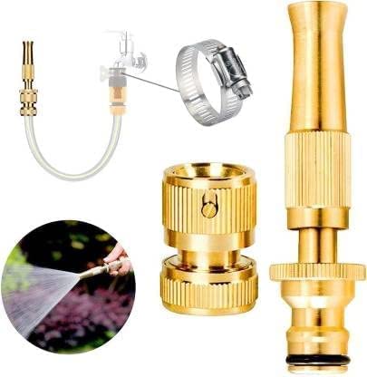 KAMSTEALTH High Pressure Brass Hose Nozzle Adjustable Water Spray Gun for car Motorbike for Gardening, for Washing (B0BY8YXN4W) Amazon Price History, Amazon Price Tracker