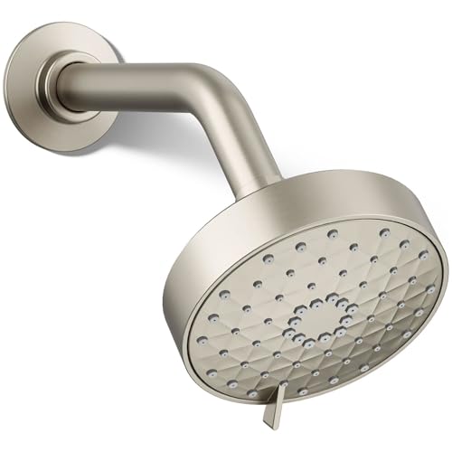 Kohler 72419-Y-BN Awaken® G110 Three-function showerhead, 2.5 gpm, Vibrant Brushed Nickel by Kohler - Used condition - US$34.45