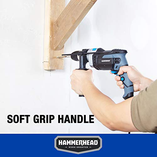 Hammerhead 7.5-Amp 1/2 Inch Variable Speed Hammer Drill with 6pcs Bit - HAHD075 by Hammerhead - Image 6