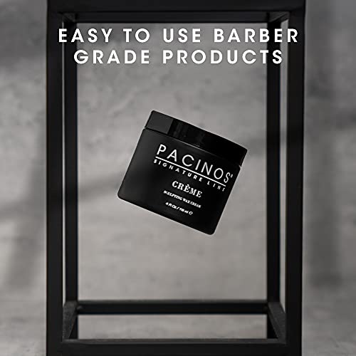 Pacinos Crème - Sculpting Wax Cream, Medium Hold With Medium Shine, All Hair Types, 4 Fl. Oz. #TOP6