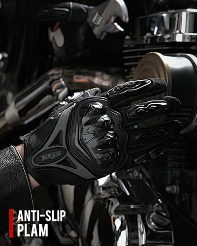 Iron Jia'S AXE-10 Motorcycle Gloves Full Finger Durable thumb #6