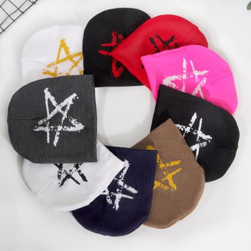 Hip Hop Unisex Girls Photo Props Versatile Star Hat Baggy3