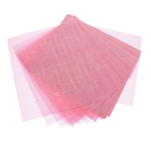 UTHCLO Unique Design 100pcs Parchment Packing Striped Wax Sheets Food Wrapping Papers Biscuit Wrapping Papers