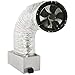 Centric Air 4.0 Whole House Fan | Energy Efficient & Ultra Quiet | R-50 Insulated Damper | Low Voltage Plug & Play, 2 Speed Wall Switch with Temp/Timer | 3945 CFM | German Engineered