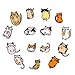 15 Aufnäher Katze Aufkleber zum Aufbügeln Sticker Rucksack für Katzen Patches Aufbügeln Bügelbilder Kinder Tiere Bügelflicken für DIY T-Shirt Jeans