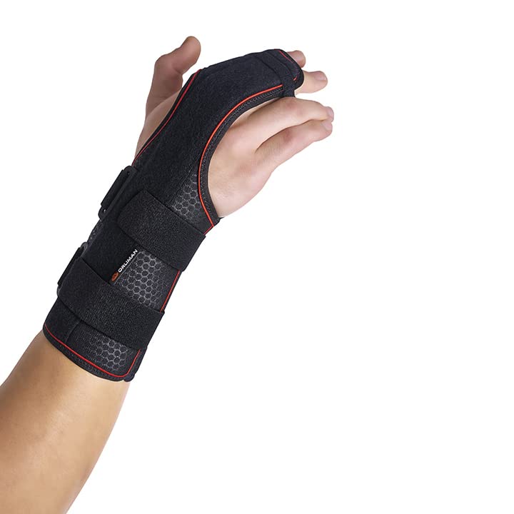 Orliman MUÑEQUERA SEMIRRÍGIDA CON FÉRULAS PALMAR – DORSAL / 2º Y 3º METACARPIANOS IZ talla 2