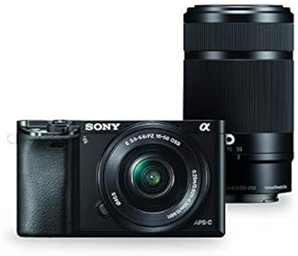 Sony Alpha a6000 Mirrorless Digital Camera with 16-50 mm Lens 24.3MP (Silver) (Renewed)