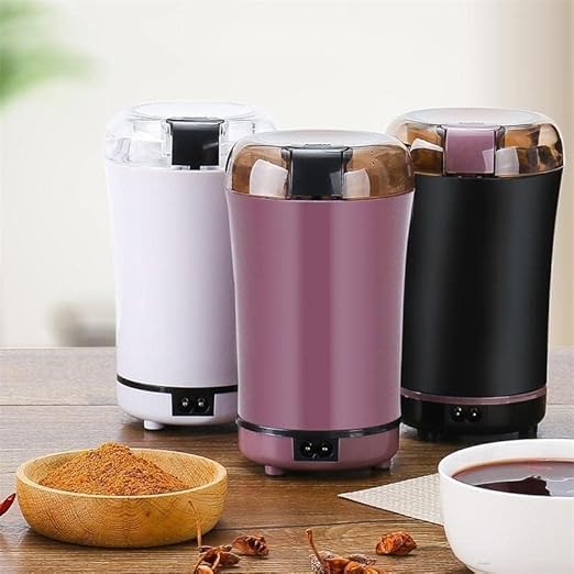 Image of Coffee Grinder Multi-Functional Electric Stainless Steel Multifunction Smash Machine Household Cereals Grain Portable Coffee Bean Seasonings Spices Mill Powder Grinder Machine for Home Office