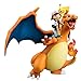 Juguetes De Dibujos Animados Ash Ketchum con Mega Charizard Figuras De Acción Juguetes 15Cm, Anime Pokemoned Charizard Modelo Figura Juguetes Regalos para Niños