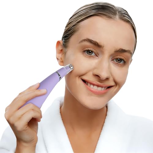 UNOISETION Diamond Microdermabrasion Machine Home Travel Use,4 Modes Diamond Microdermabrasion Dermabrasion Machine Tool- 2 Diamond Tips - 3 Heads - Blackhead Remover Tool for Women Men