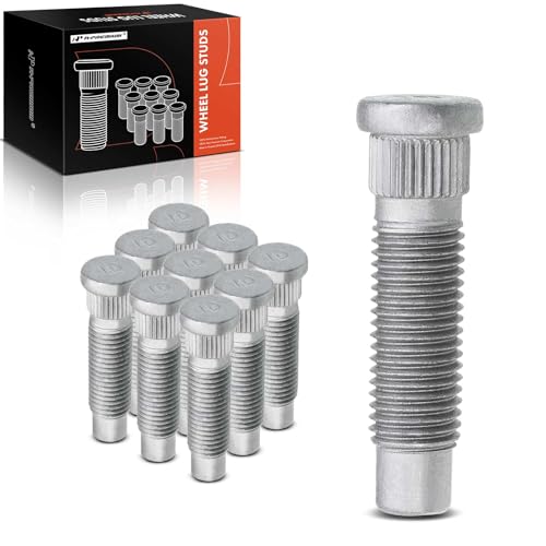 A-Premium M12-1.50 Wheel Studs Compatible with Chevrolet Equinox Malibu Impala Monte Carlo S10 GMC Envoy Cadillac Buick Front or Rear Side 10-PC Set