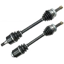 DTA HY22952296A Front 2 CV Axles Drive Axle Assembly Compatible with Hyundai Santa Fe GL, GLS, 2.7L Automatic Only 2007-2009
