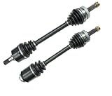 DTA HY22952296A Front 2 CV Axles (Drive Axle Assembly) Compatible with Hyundai Santa Fe GL, GLS, 2.7L Automatic Only 2007-2009
