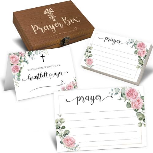 BHTPNG �F��{�b�N�X �J�[�h�t�� - �󔒂̋F��J�[�h50��&���N�G�X�g�J�[�h�{�b�N�X�Z�b�g�A�����̔q�́A�l�I�ȐM�A��q�A���Ȃ̂��߂̊��ӂ̐_�{�b�N�X (���[�Y) A03